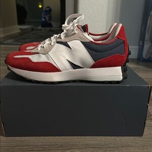 New Balance 327 Men's Red, White, Blue